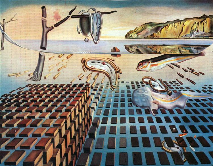 Salvador Dalí’s “The Disintegration of the Persistence of Memory”