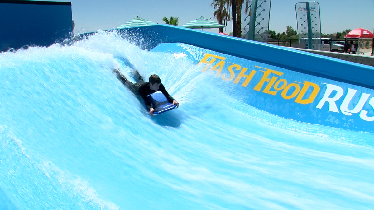 Flash Flood Water Park: The First Water Park With A Serving Machine