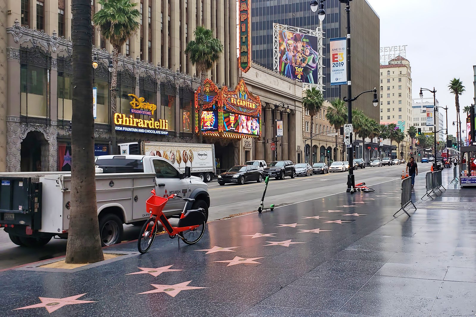 Hollywood Walk Of Fame In Los Angeles