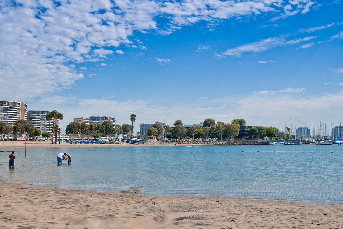 Marina beach is the first place on our list. - LA County Beaches and Harbors