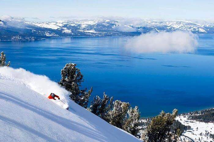 A fan of snow sports? Winter is your best bet. - Lake Tahoe
